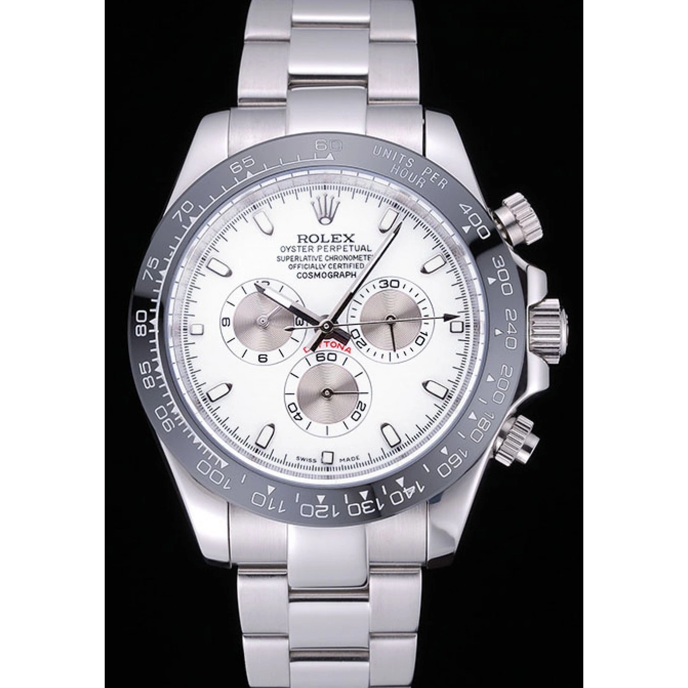 Aaa replica watch White Dial Daytona Stainless 622542 Steel Rolex Bracelet Cosmograph 0628